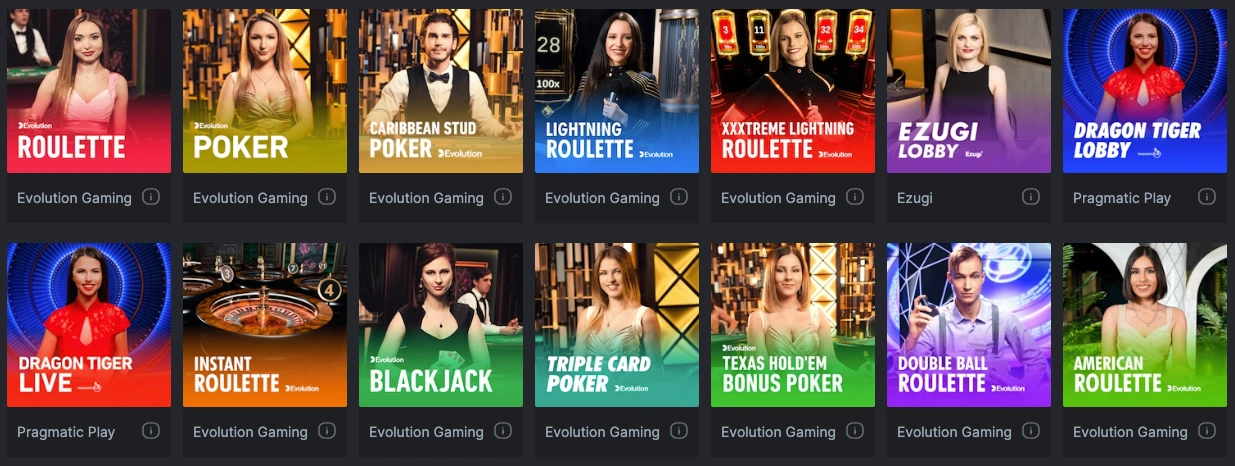 Live Casino tại BC Game